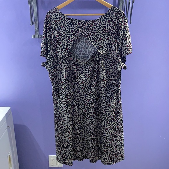 Lily Morgan Dresses & Skirts - Lily Morgan leopard tunic or skater dress 3X